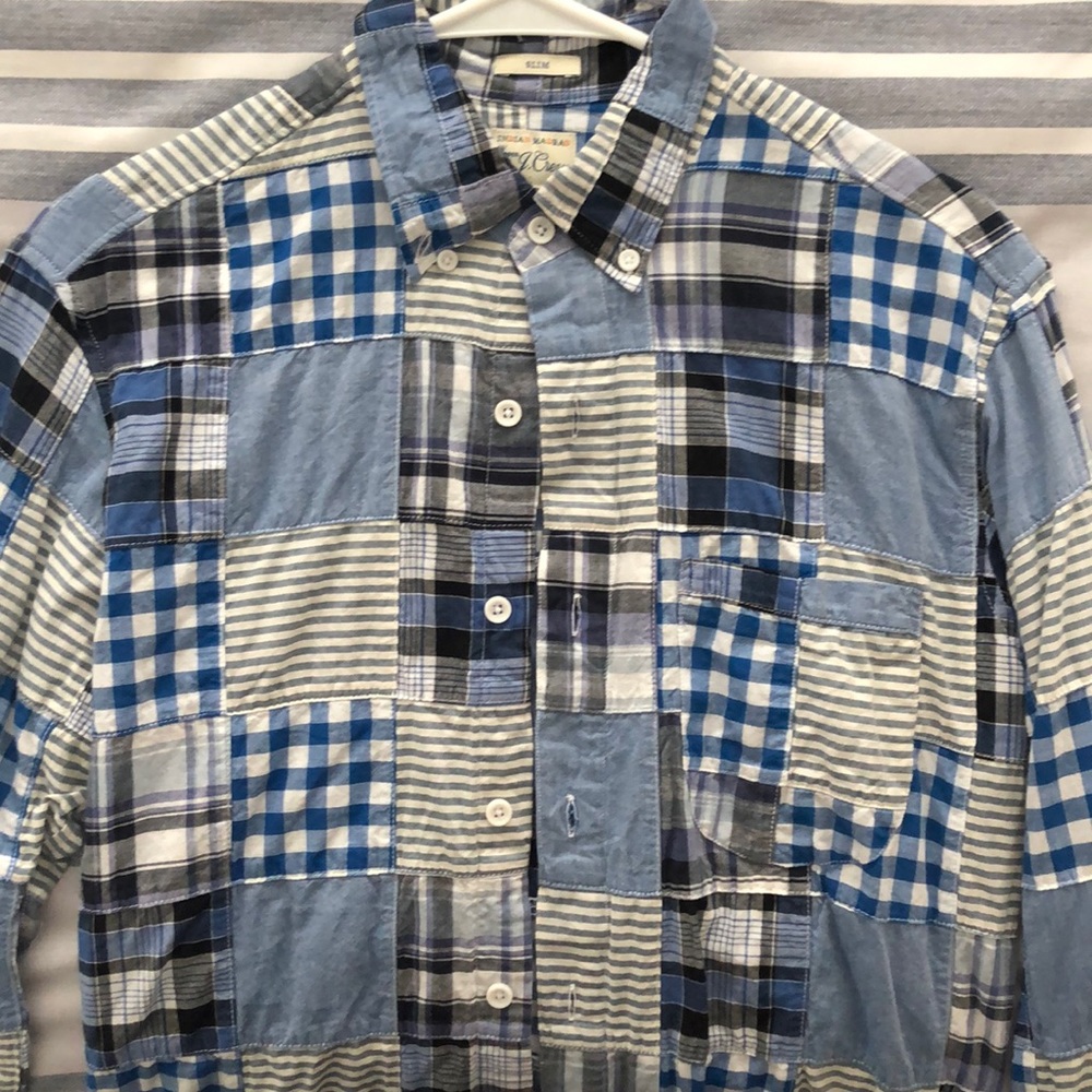 Pattern Block Button Down